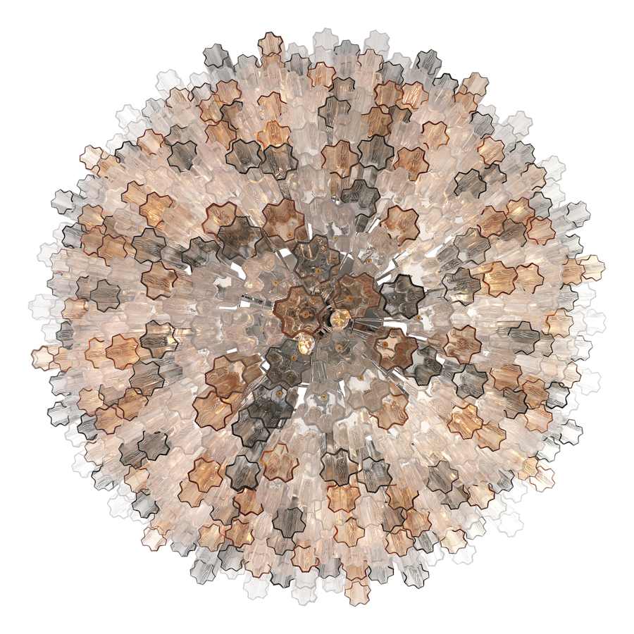 Crystorama Lighting Group Addis 40 Light 62" Wide Waterfall Chandelier