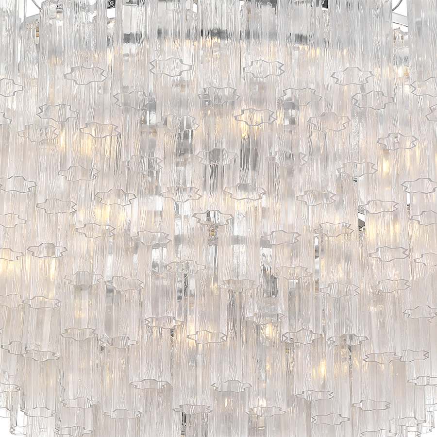 Crystorama Lighting Group Addis 40 Light 62" Wide Waterfall Chandelier