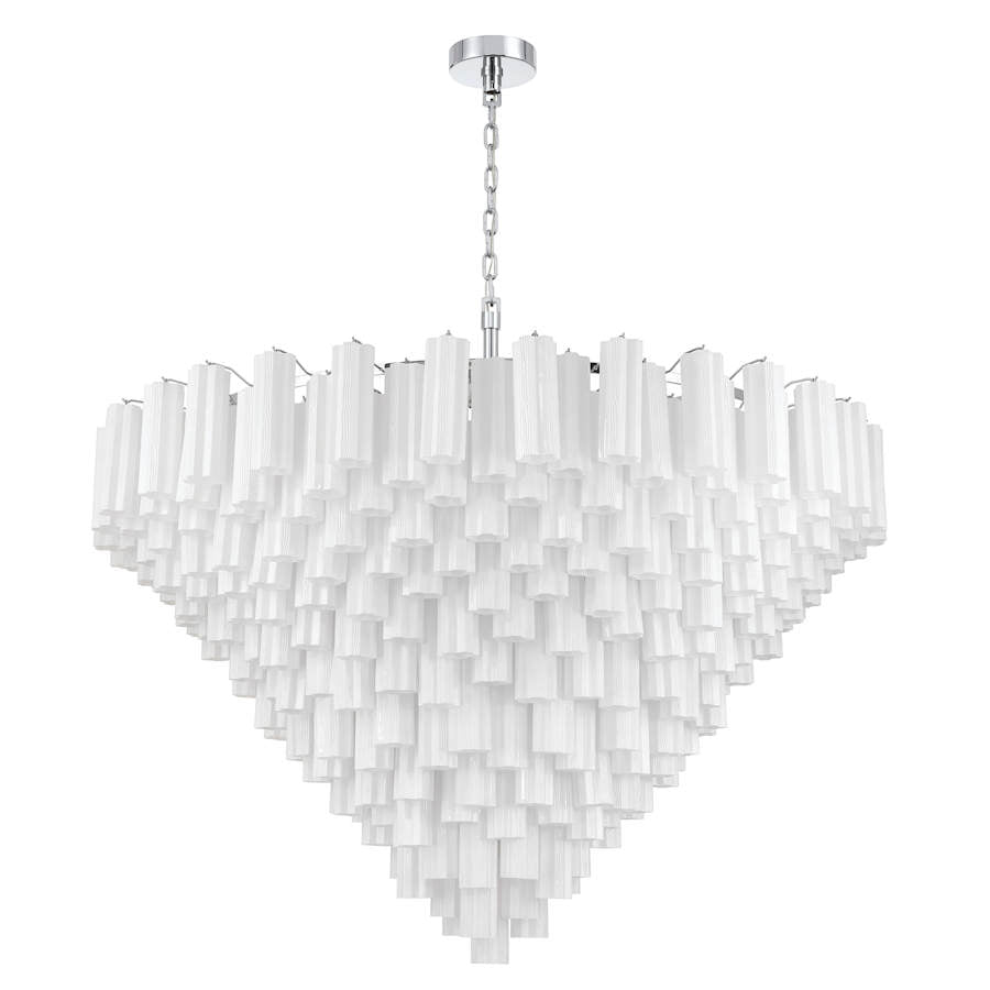 Crystorama Lighting Group Addis 40 Light 62" Wide Waterfall Chandelier