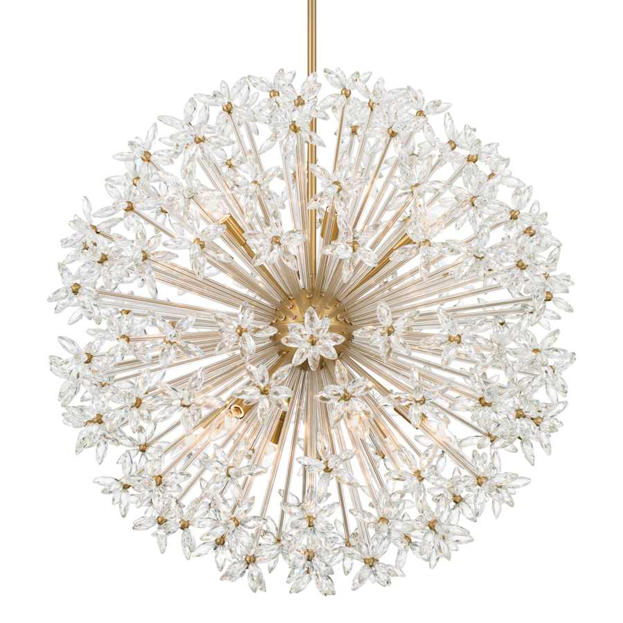 Crystorama Lighting Group Adley 12 Light 34" Wide Globe Chandelier