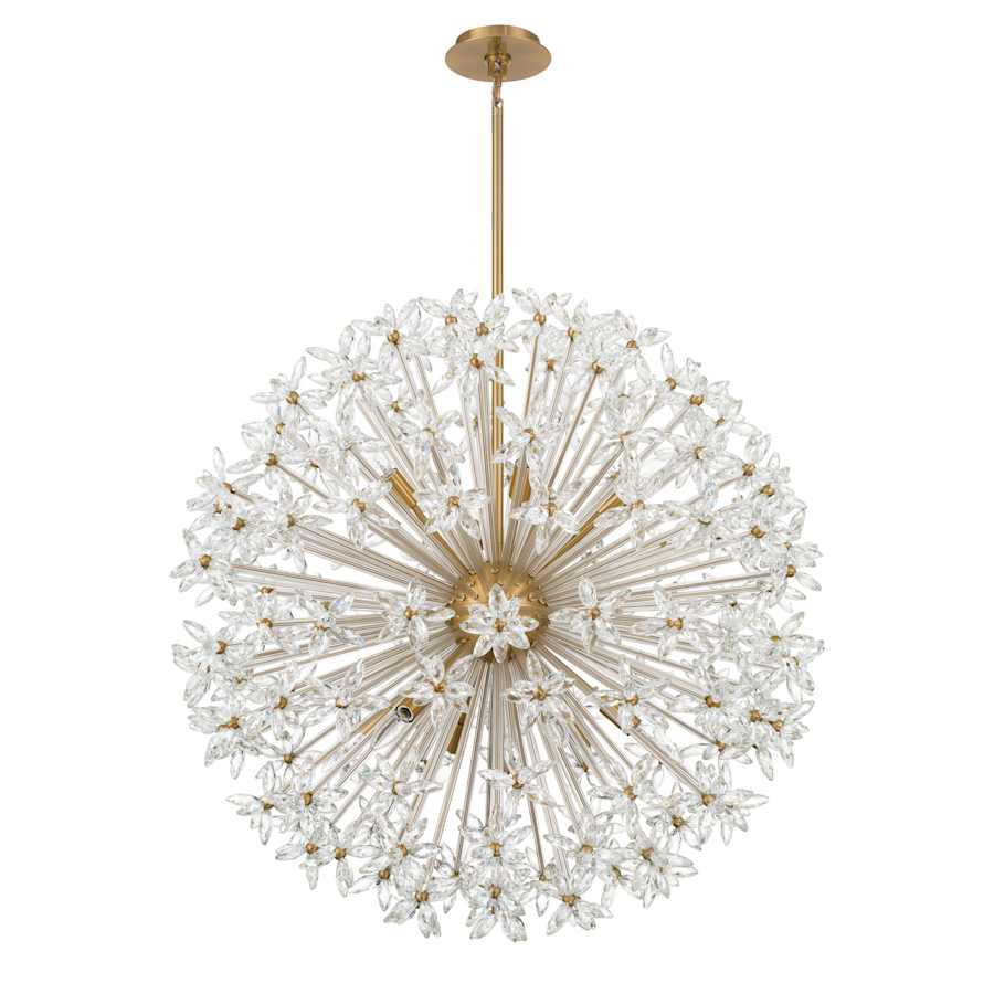 Crystorama Lighting Group Adley 12 Light 34" Wide Globe Chandelier