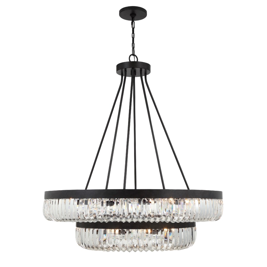 Crystorama Lighting Group Alister 26 Light 42" Wide Ring Chandelier with Clear Glass Shades