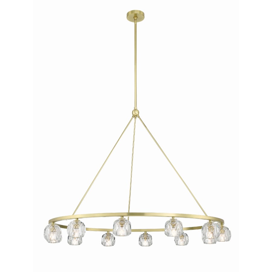 Crystorama Lighting Group Aragon 12 Light 48" Wide LED Crystal Ring Chandelier