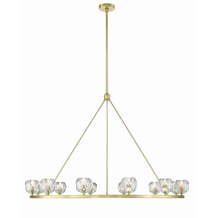 Crystorama Lighting Group Aragon 12 Light 48" Wide LED Crystal Ring Chandelier