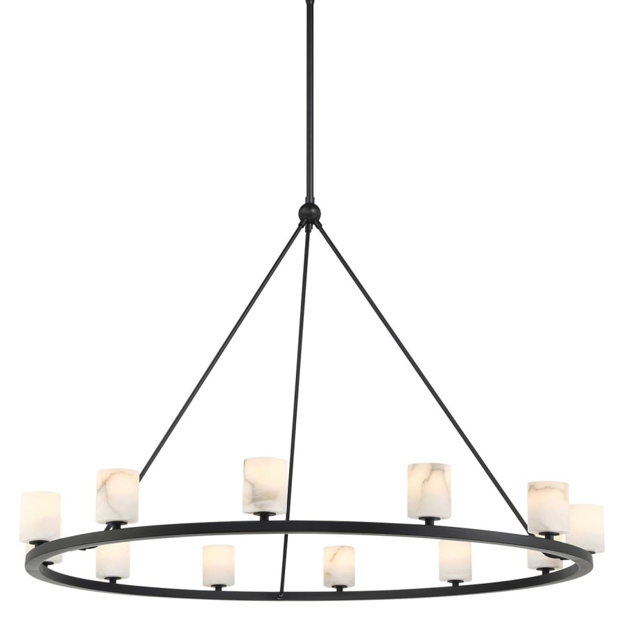 Crystorama Lighting Group Aragon 12 Light 47" Wide LED Ring Chandelier