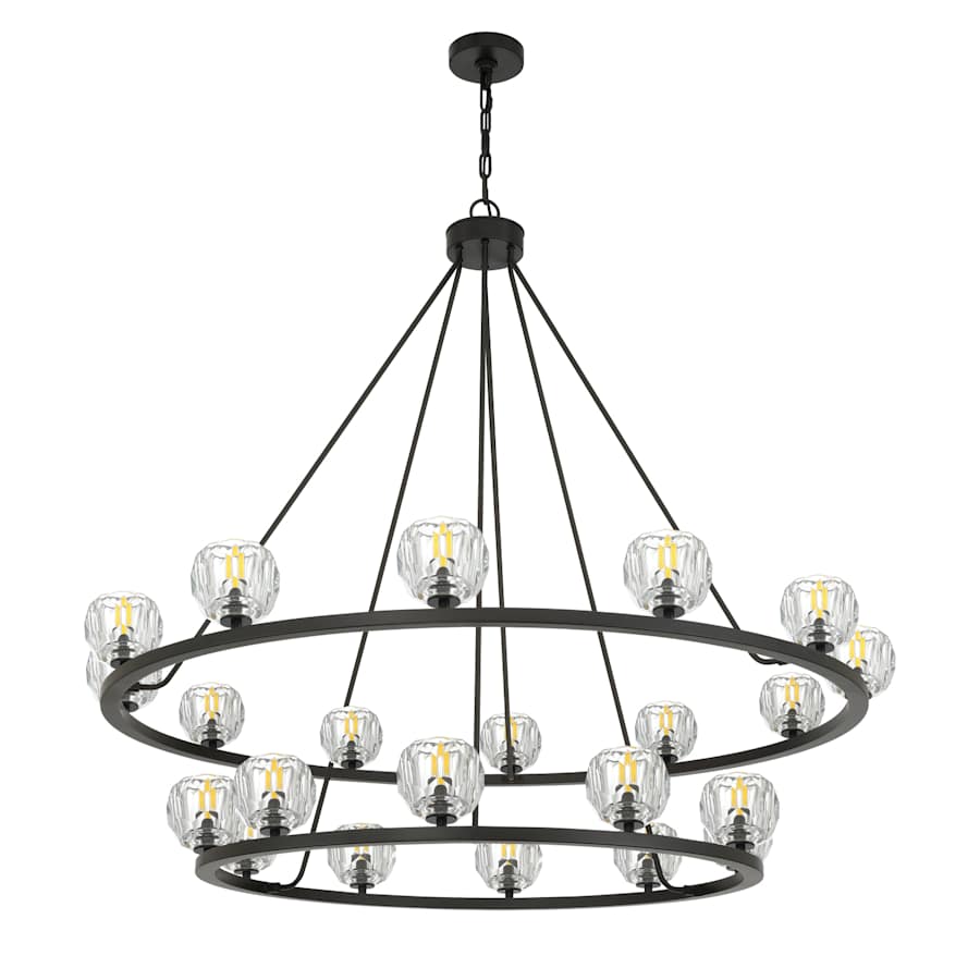 Crystorama Lighting Group Aragon 22 Light 48" Wide LED Chandelier