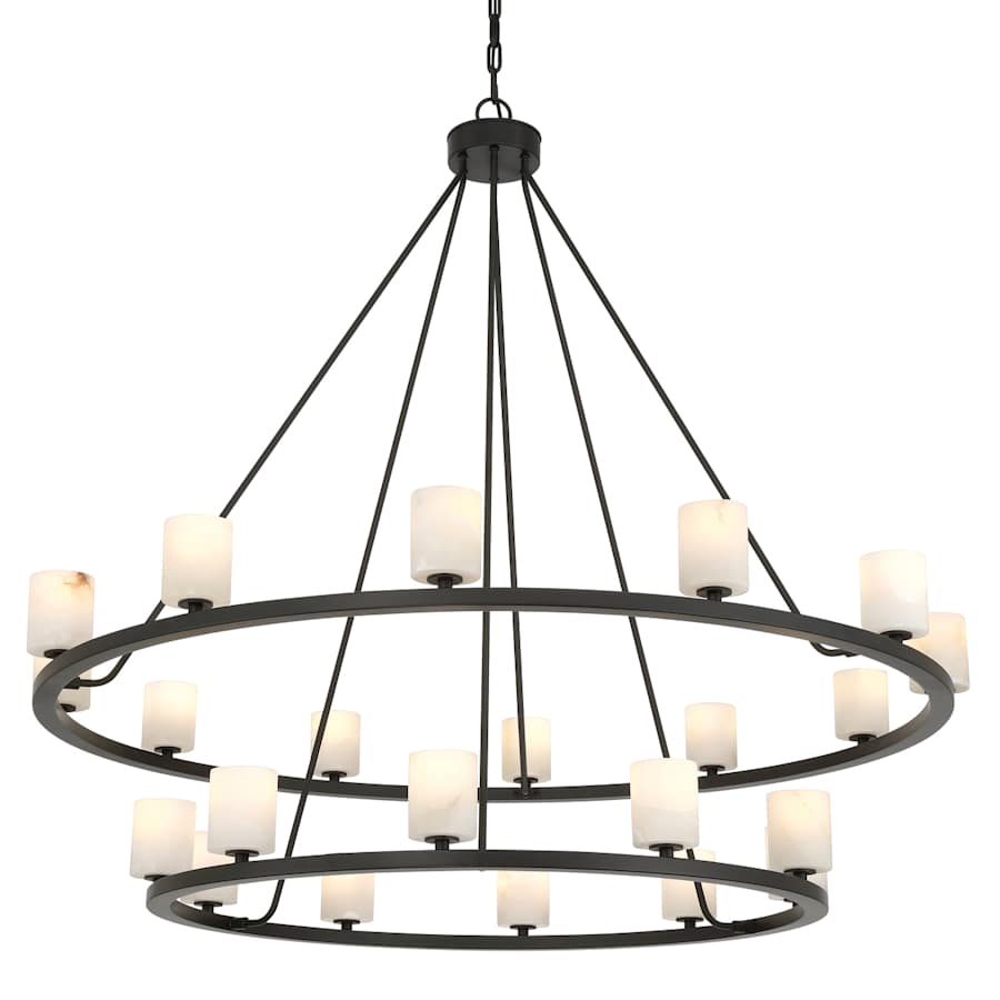 Crystorama Lighting Group Aragon 22 Light 47" Wide LED Chandelier