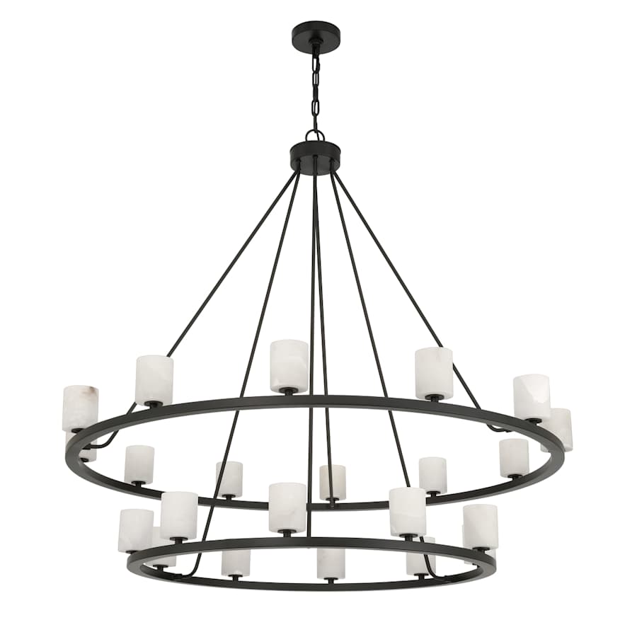 Crystorama Lighting Group Aragon 22 Light 47" Wide LED Chandelier