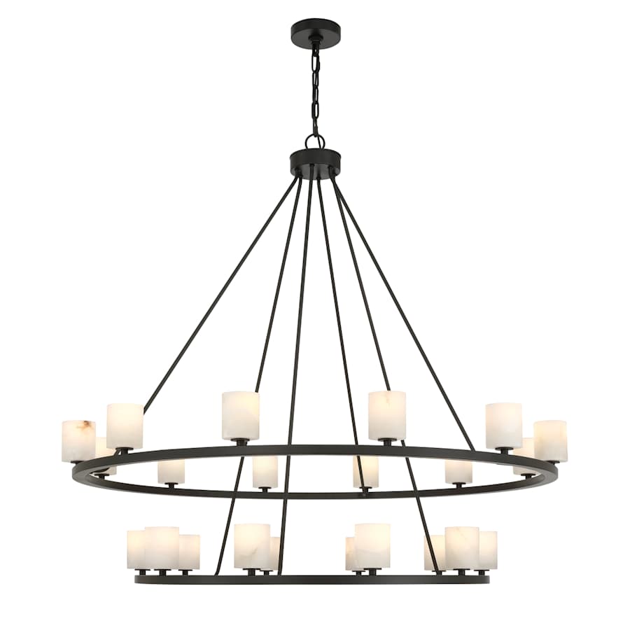 Crystorama Lighting Group Aragon 22 Light 47" Wide LED Chandelier