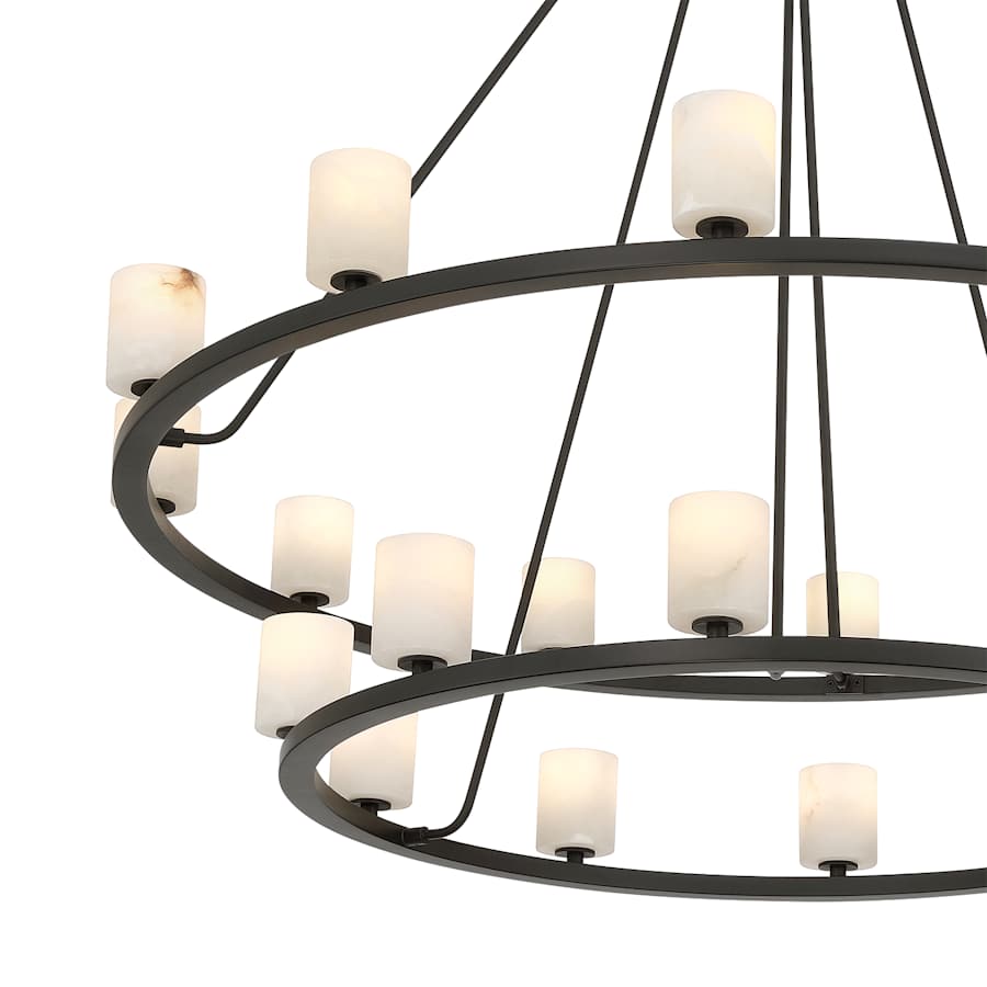 Crystorama Lighting Group Aragon 22 Light 47" Wide LED Chandelier