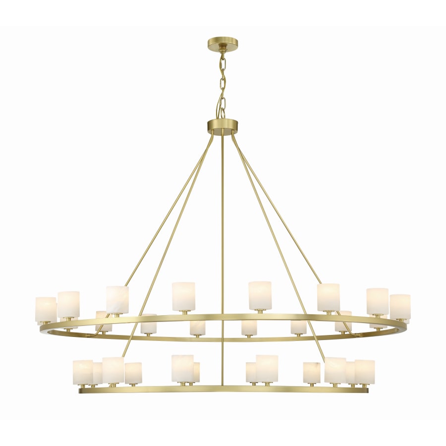 Crystorama Lighting Group Aragon 30 Light 59" Wide LED Ring Chandelier
