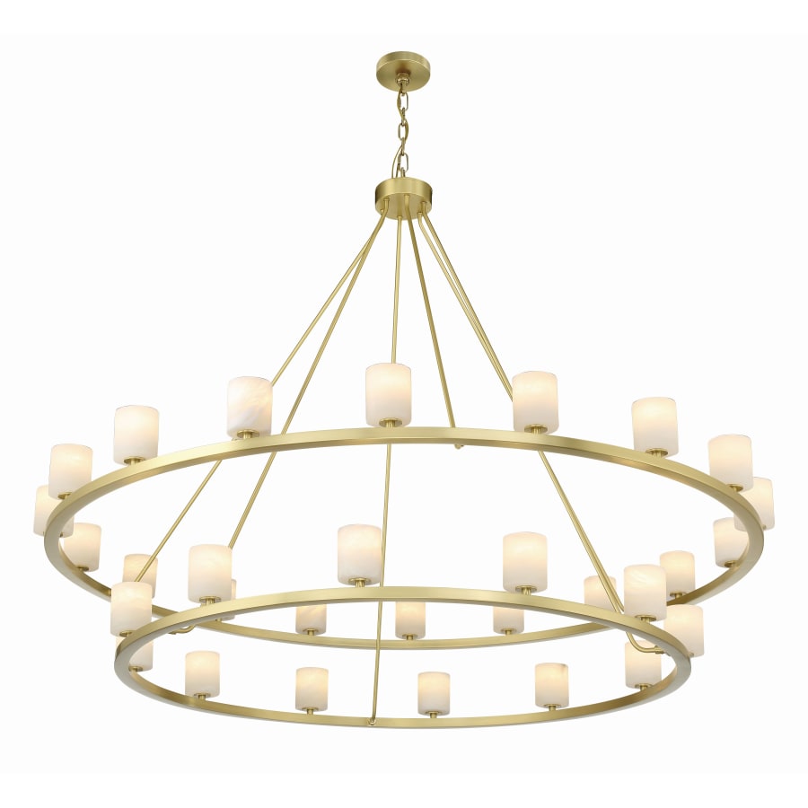 Crystorama Lighting Group Aragon 30 Light 59" Wide LED Ring Chandelier