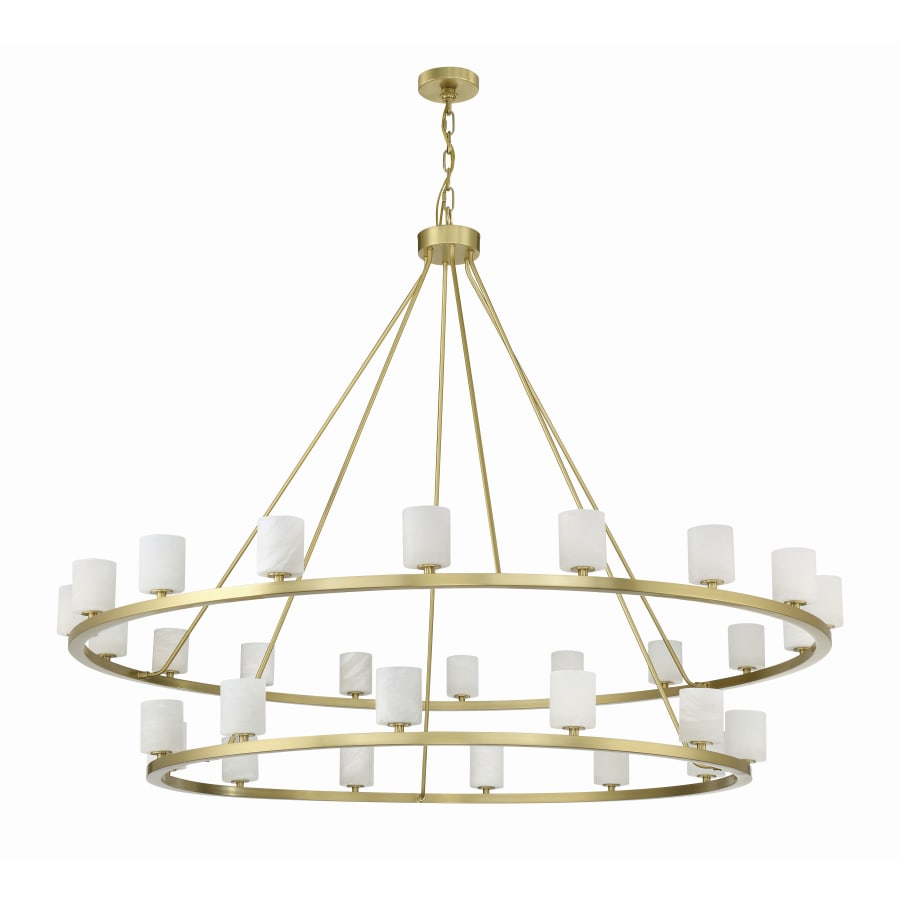 Crystorama Lighting Group Aragon 30 Light 59" Wide LED Ring Chandelier