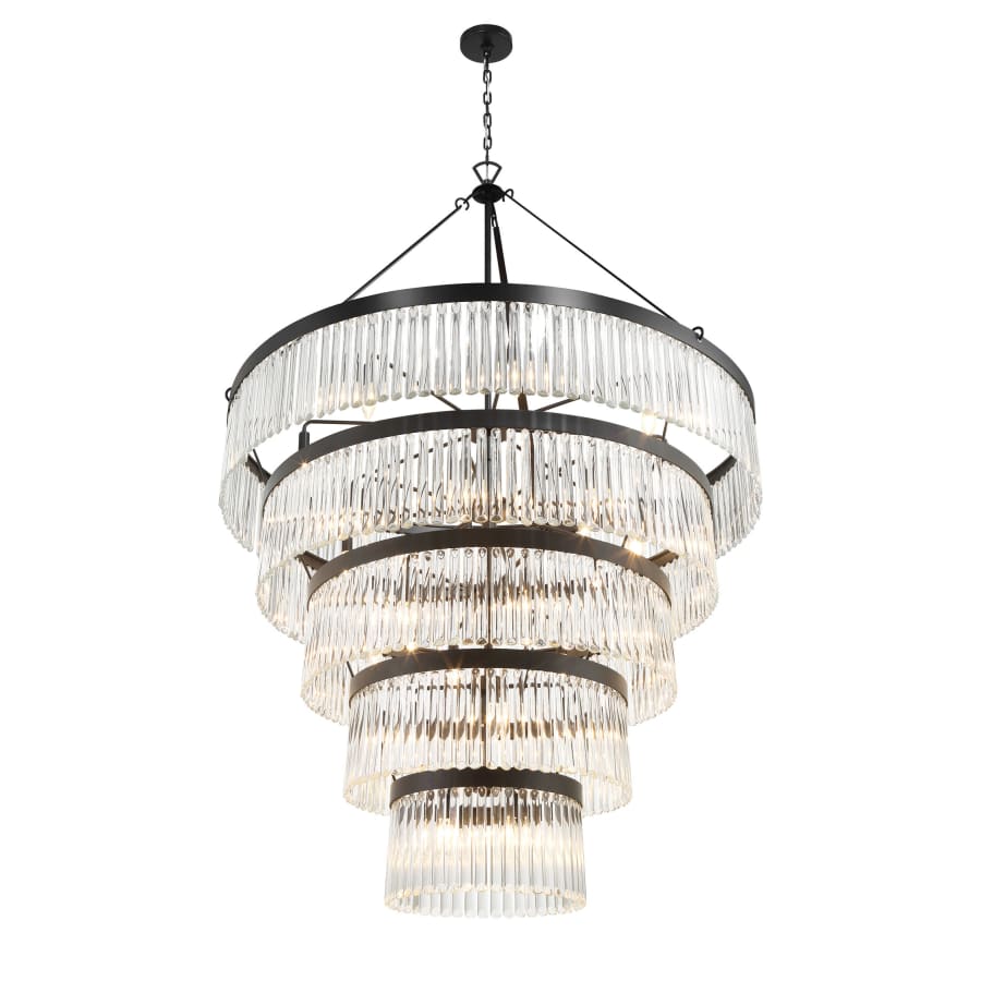 Crystorama Lighting Group Emory 30 Light 48" Wide Crystal Ring Chandelier
