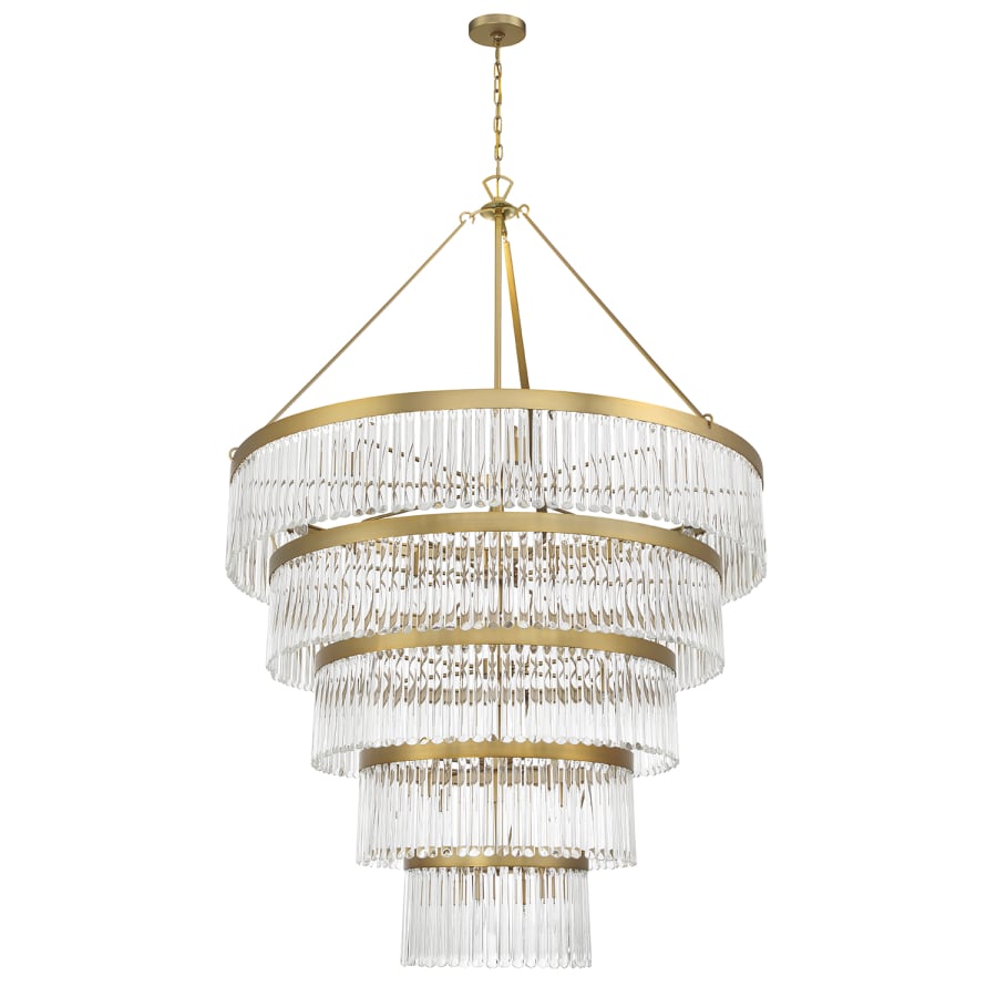 Crystorama Lighting Group Emory 30 Light 48" Wide Crystal Ring Chandelier