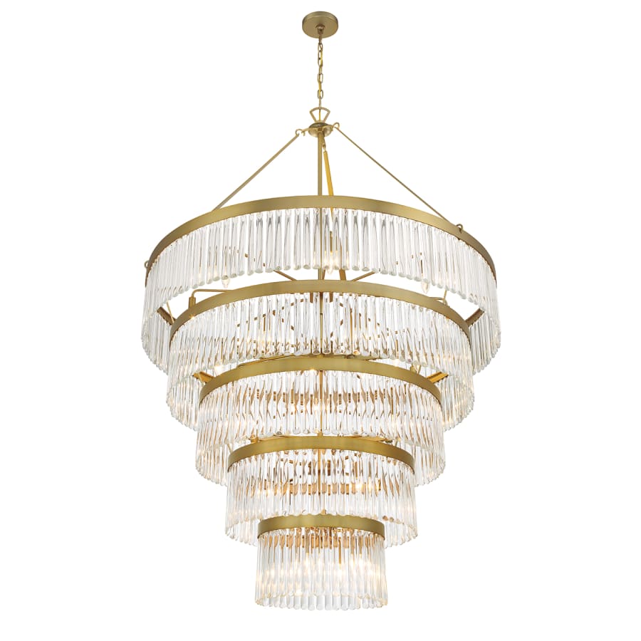 Crystorama Lighting Group Emory 30 Light 48" Wide Crystal Ring Chandelier