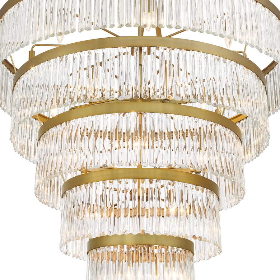 Crystorama Lighting Group Emory 30 Light 48" Wide Crystal Ring Chandelier