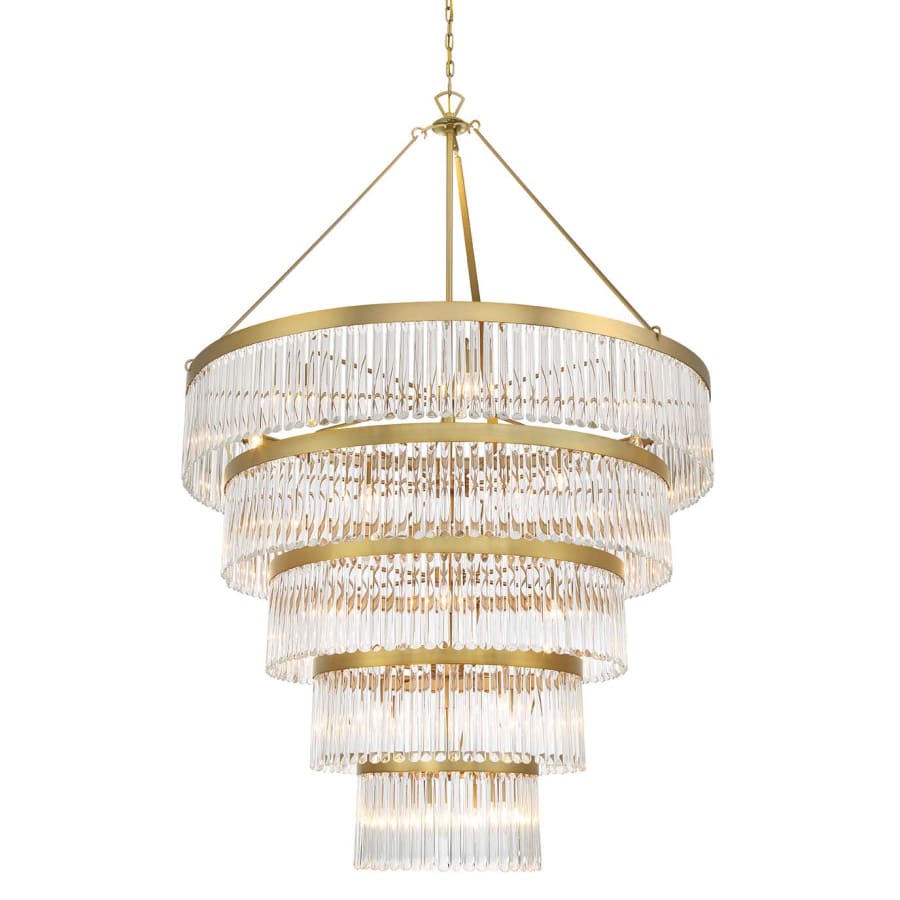 Crystorama Lighting Group Emory 30 Light 48" Wide Crystal Ring Chandelier