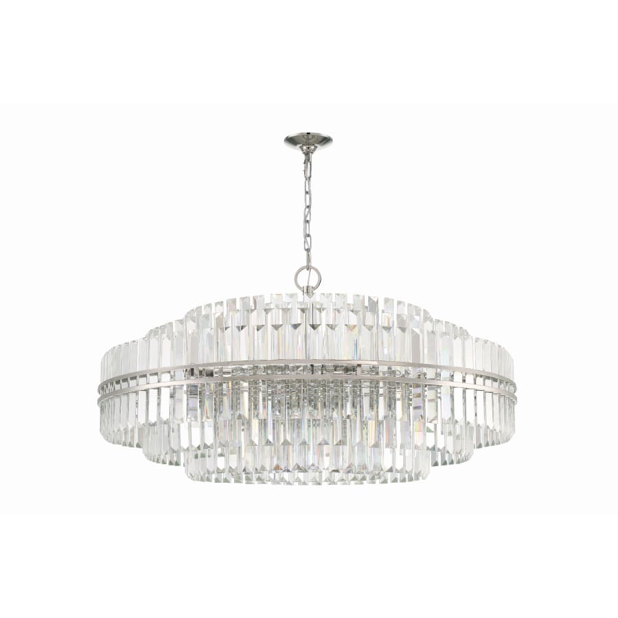 Crystorama Lighting Group Hayes 32 Light 41" Wide Crystal Waterfall Chandelier