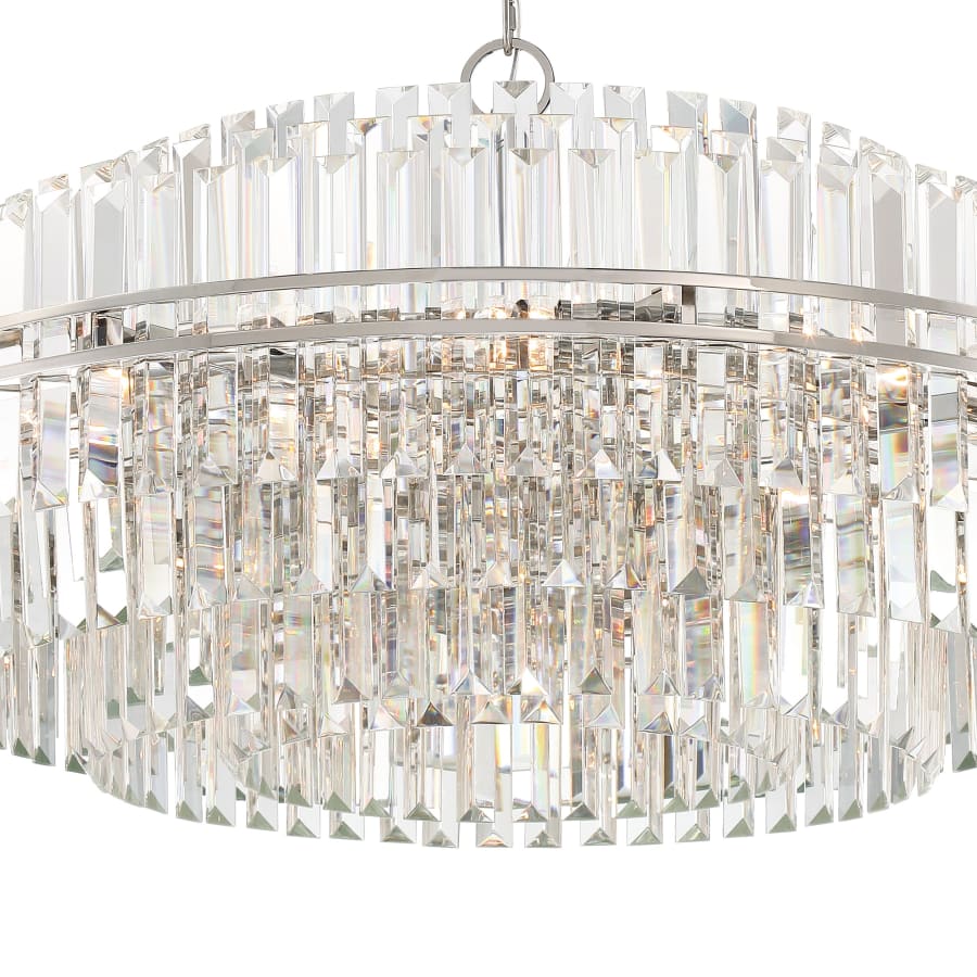 Crystorama Lighting Group Hayes 32 Light 41" Wide Crystal Waterfall Chandelier