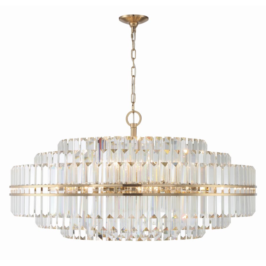 Crystorama Lighting Group Hayes 32 Light 41" Wide Crystal Waterfall Chandelier