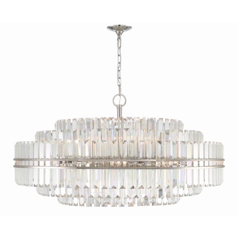 Crystorama Lighting Group Hayes 32 Light 41" Wide Crystal Waterfall Chandelier