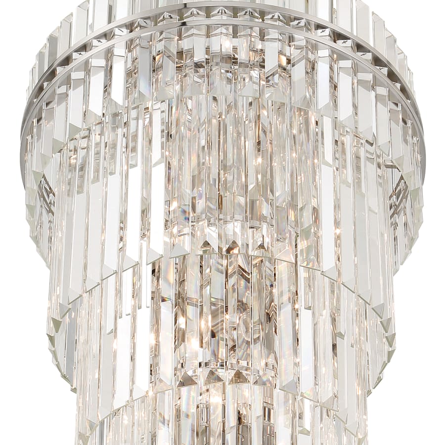 Crystorama Lighting Group Hayes 31 Light 24" Wide Crystal Waterfall Chandelier
