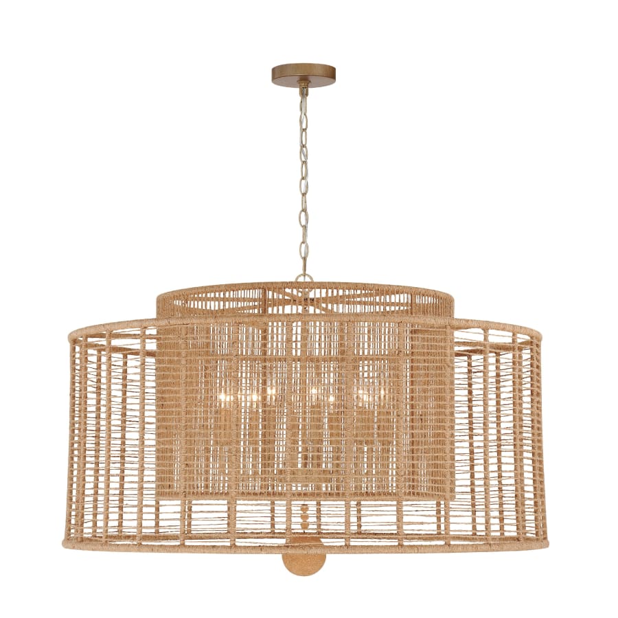 Crystorama Lighting Group Jayna 12 Light 43" Wide Drum Chandelier