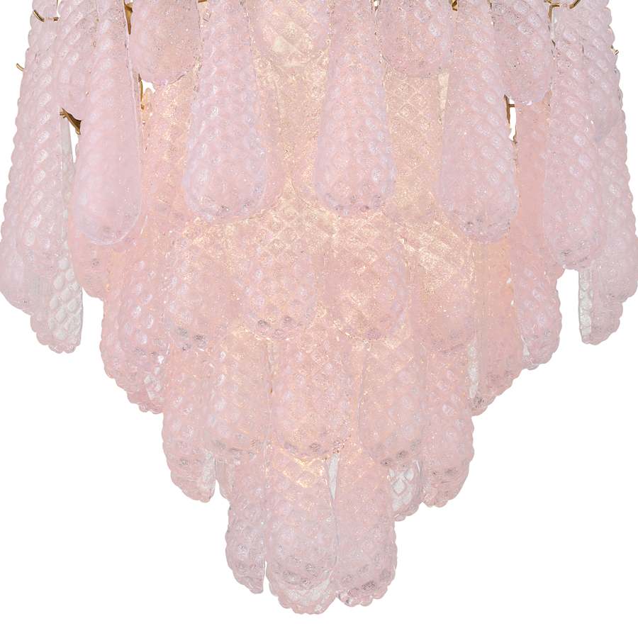 Crystorama Lighting Group Ollie 16 Light 26" Wide Waterfall Chandelier with Textured Sand Glass Shade
