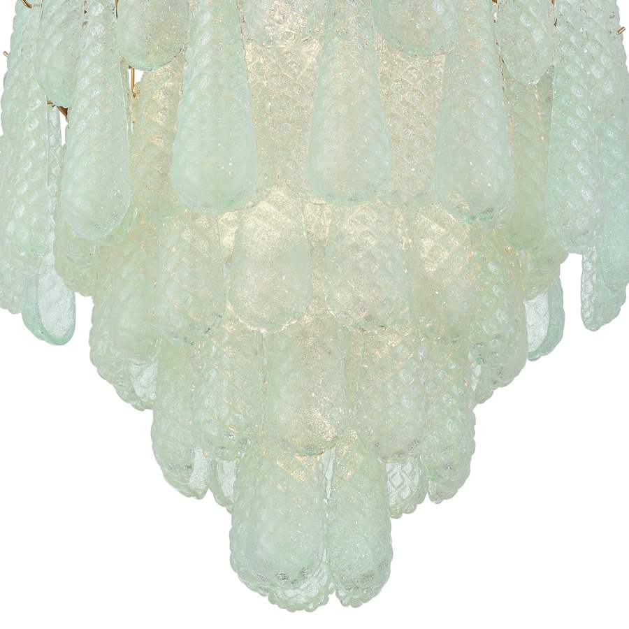 Crystorama Lighting Group Ollie 16 Light 26" Wide Waterfall Chandelier with Textured Sand Glass Shade