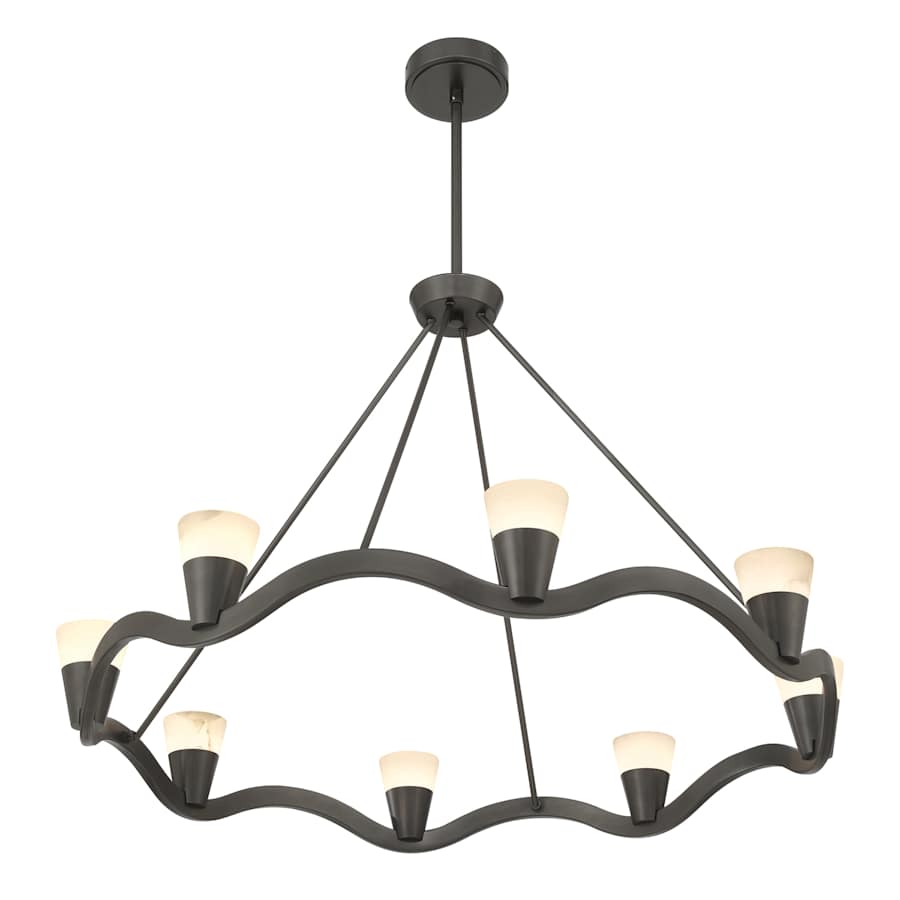 Crystorama Lighting Group Vance 39" Wide Ring Chandelier