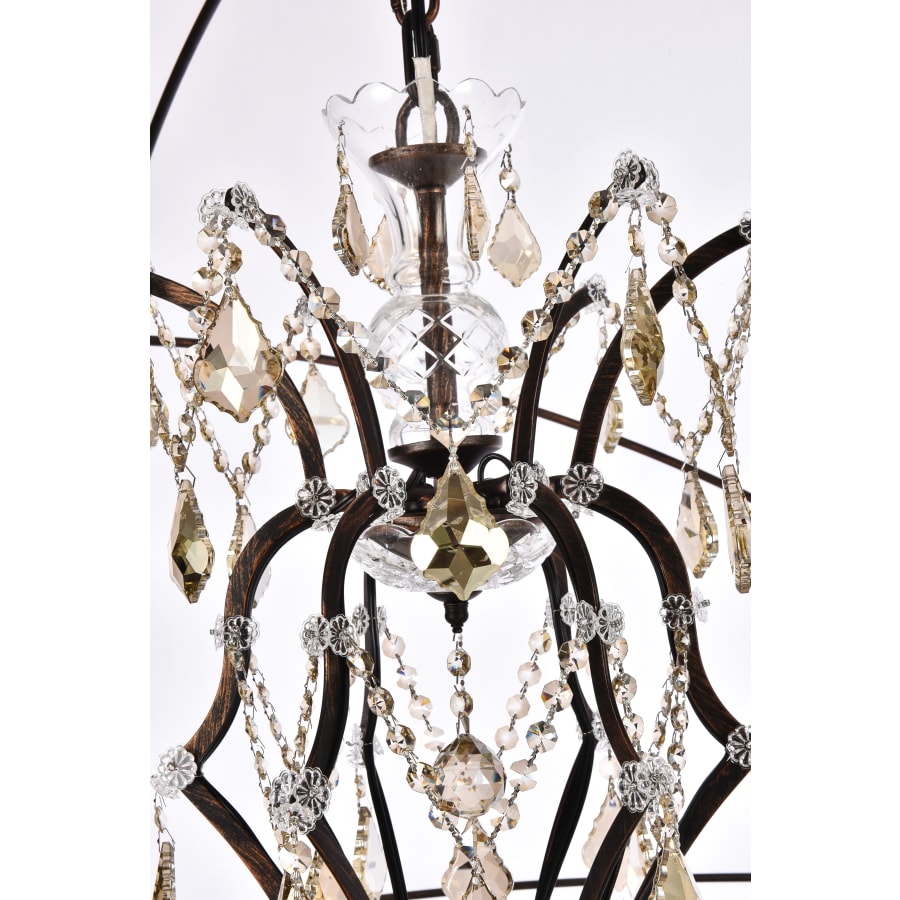 Elegant Lighting Geneva 25 Light 60" Wide Crystal Chandelier with Clear Royal Cut Crystals
