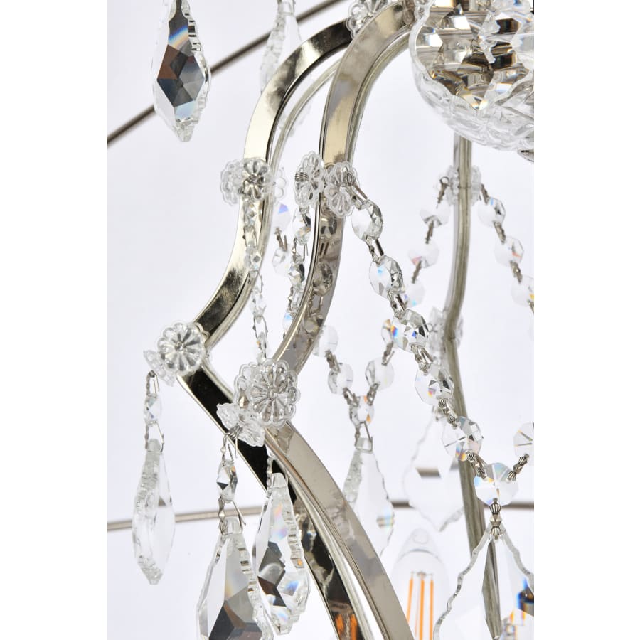 Elegant Lighting Geneva 25 Light 60" Wide Crystal Chandelier with Clear Royal Cut Crystals
