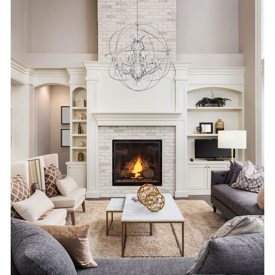 Elegant Lighting Geneva 25 Light 60" Wide Crystal Chandelier with Clear Royal Cut Crystals
