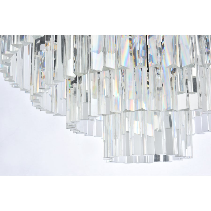 Elegant Lighting Sydney 17 Light 32" Wide Crystal Chandelier with Clear Royal Cut Crystals