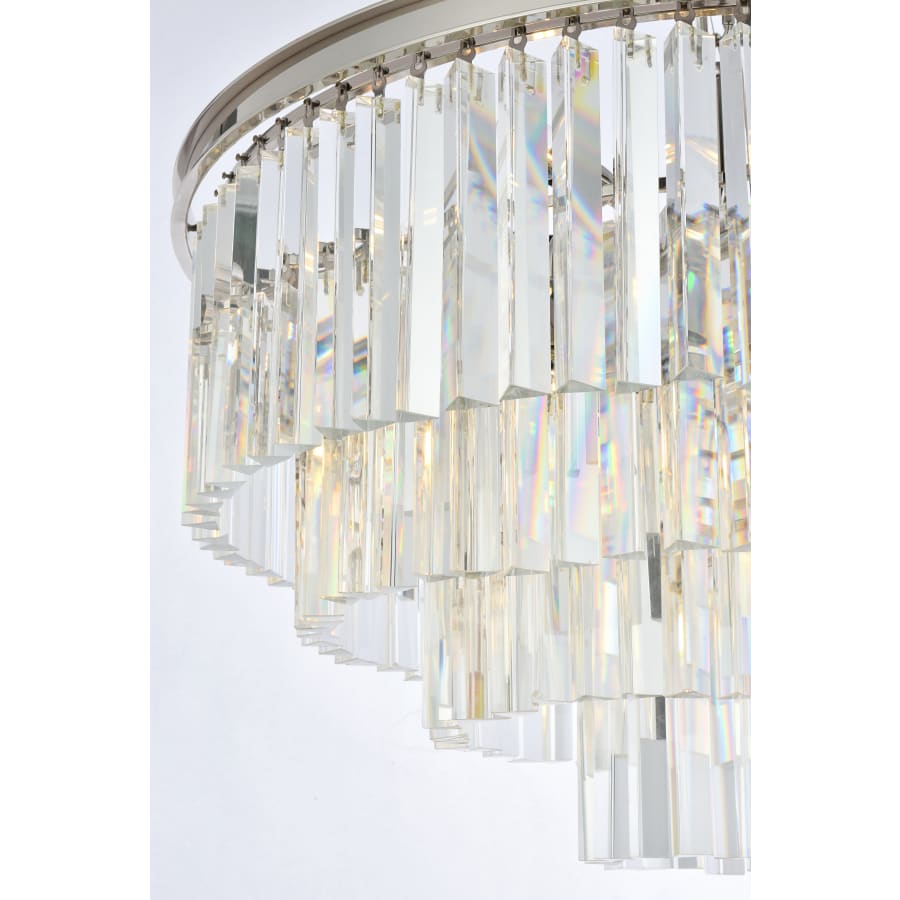Elegant Lighting Sydney 17 Light 32" Wide Crystal Chandelier with Clear Royal Cut Crystals