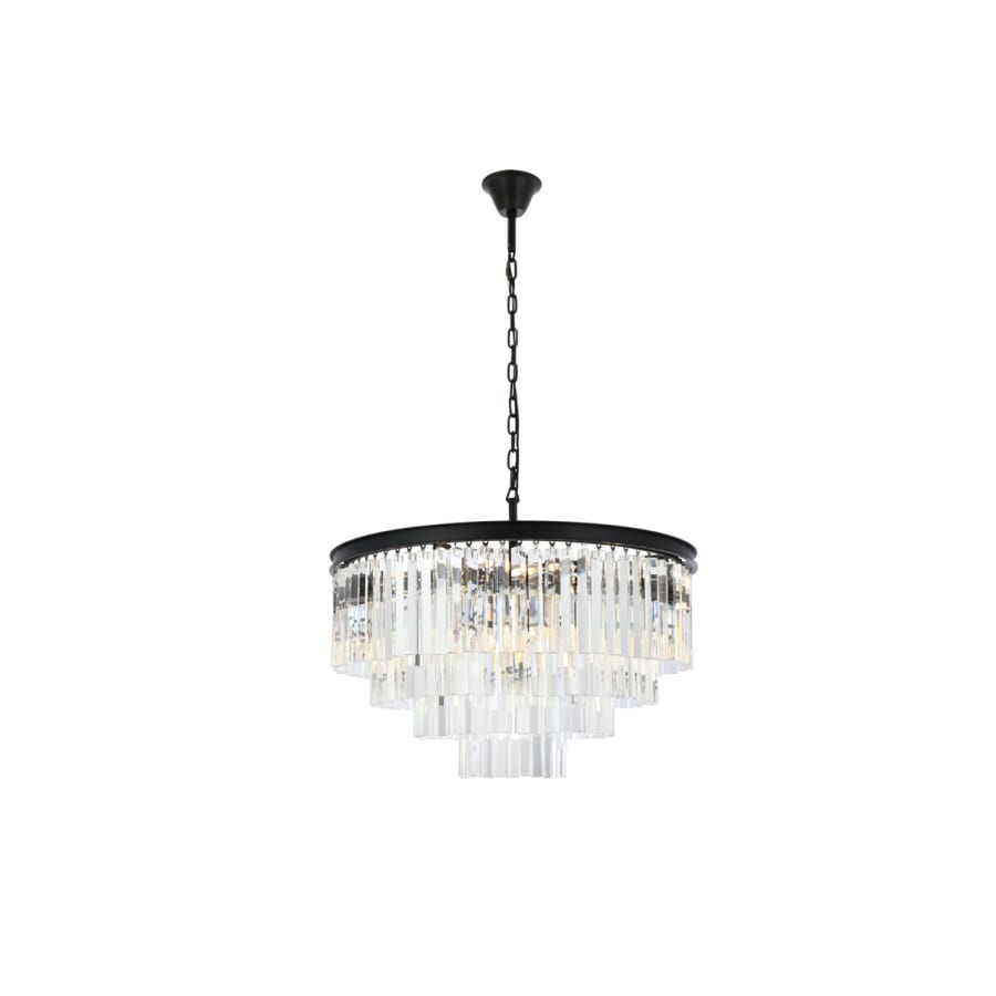 Elegant Lighting Sydney 17 Light 32" Wide Crystal Chandelier with Clear Royal Cut Crystals