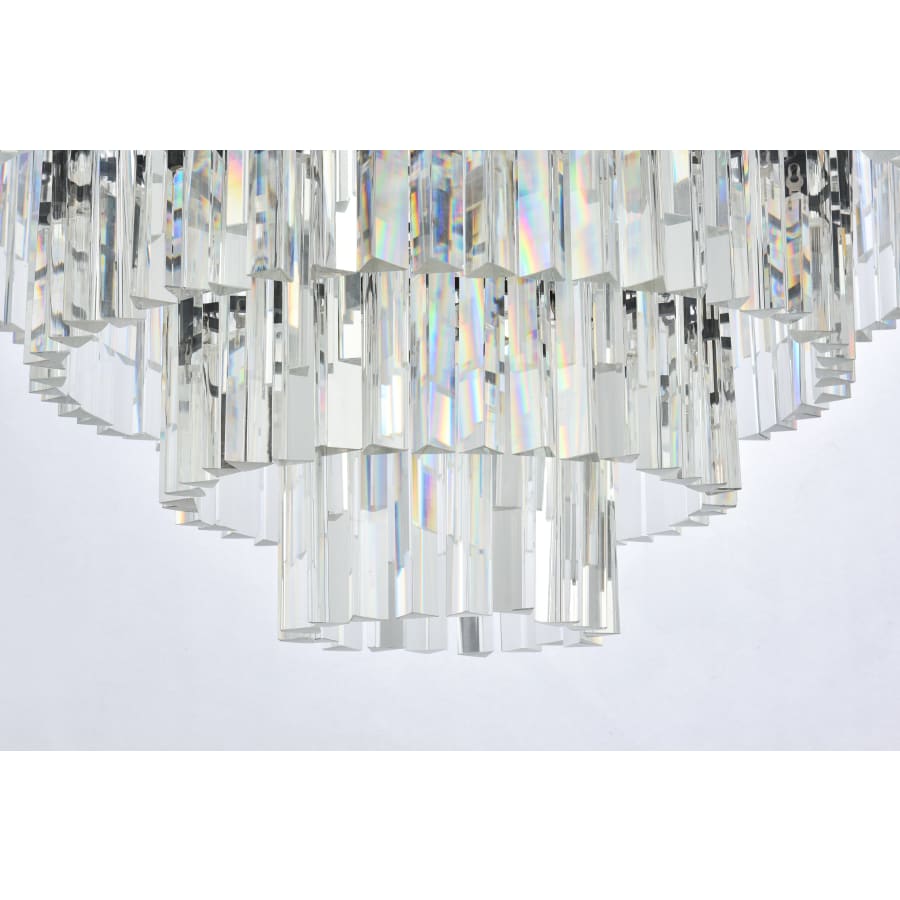 Elegant Lighting Sydney 33 Light 44" Wide Crystal Chandelier with Clear Royal Cut Crystals