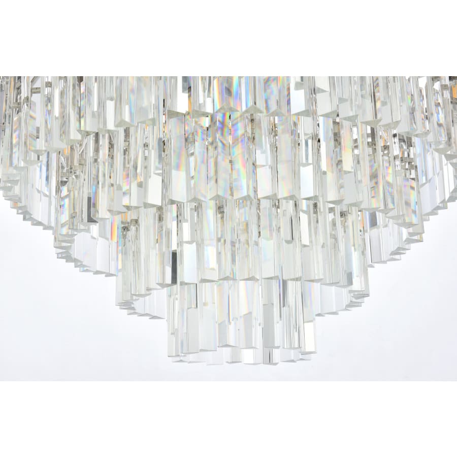 Elegant Lighting Sydney 33 Light 44" Wide Crystal Chandelier with Clear Royal Cut Crystals