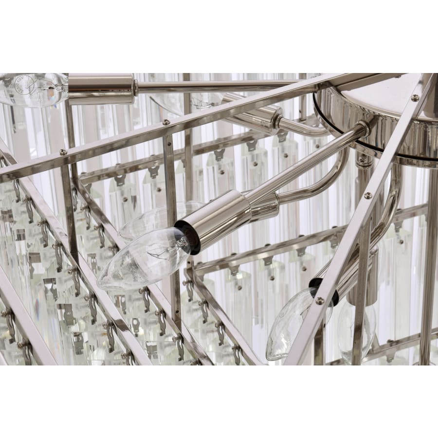 Elegant Lighting Sydney 21 Light 34" Wide Crystal Waterfall Chandelier