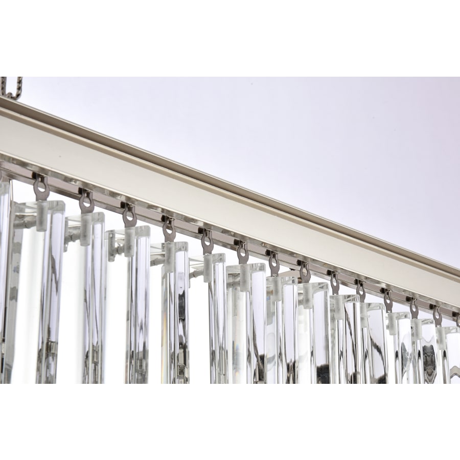 Elegant Lighting Sydney 21 Light 34" Wide Crystal Waterfall Chandelier