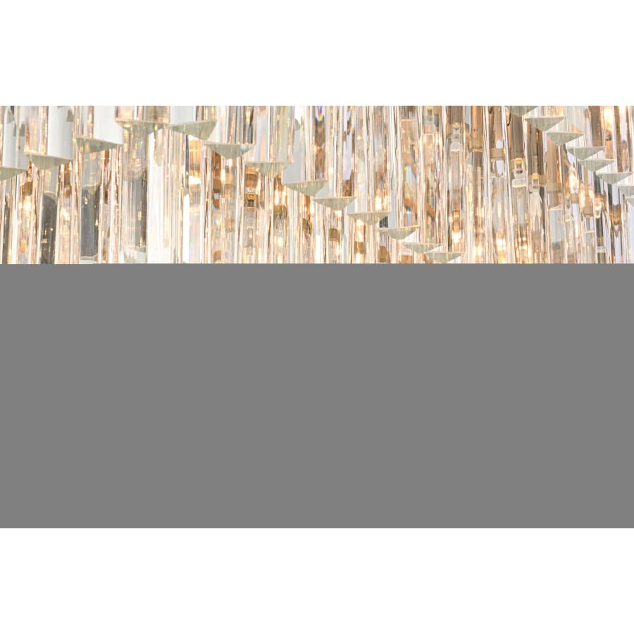 Elegant Lighting Sydney 21 Light 34" Wide Crystal Waterfall Chandelier
