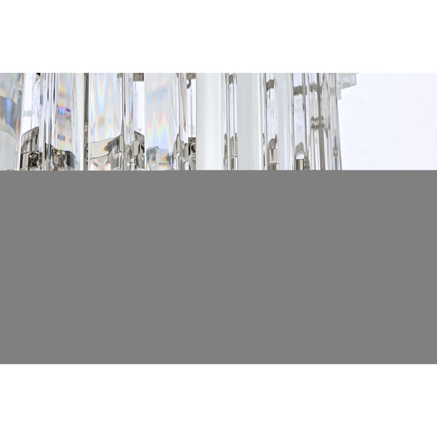 Elegant Lighting Sydney 35 Light 30" Wide Crystal Waterfall Chandelier