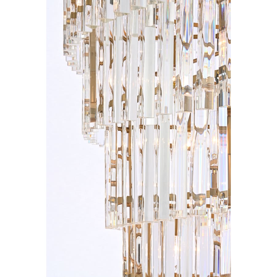 Elegant Lighting Sydney 58 Light 48" Wide Crystal Waterfall Chandelier