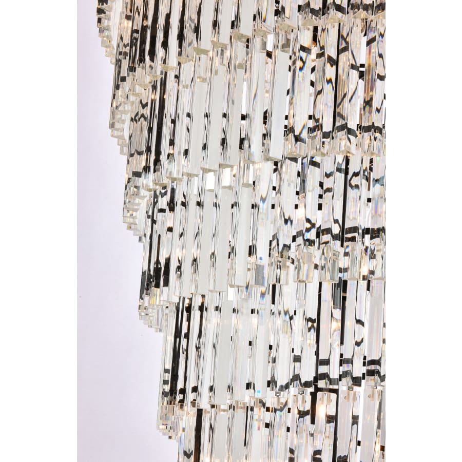 Elegant Lighting Sydney 58 Light 48" Wide Crystal Waterfall Chandelier