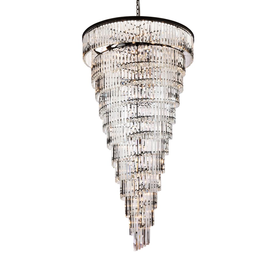 Elegant Lighting Sydney 58 Light 48" Wide Crystal Waterfall Chandelier