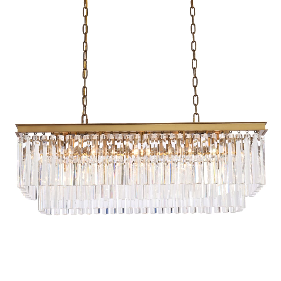 Elegant Lighting Sydney 12 Light 40" Wide Crystal Waterfall Chandelier
