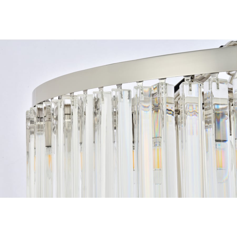 Elegant Lighting Chelsea 10 Light 36" Wide Crystal Drum Chandelier with Clear Royal Cut Crystals