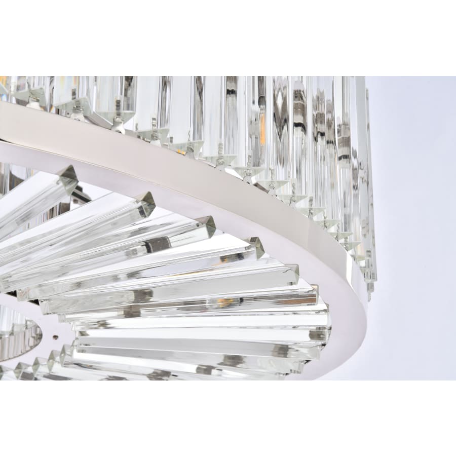 Elegant Lighting Chelsea 10 Light 44" Wide Crystal Drum Chandelier with Clear Royal Cut Crystals