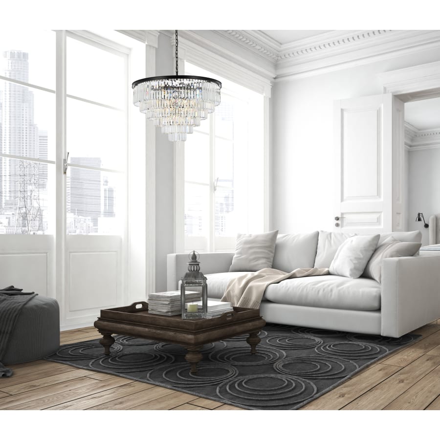 Elegant Lighting Sydney 33 Light 44" Wide Crystal Chandelier with Clear Royal Cut Crystals